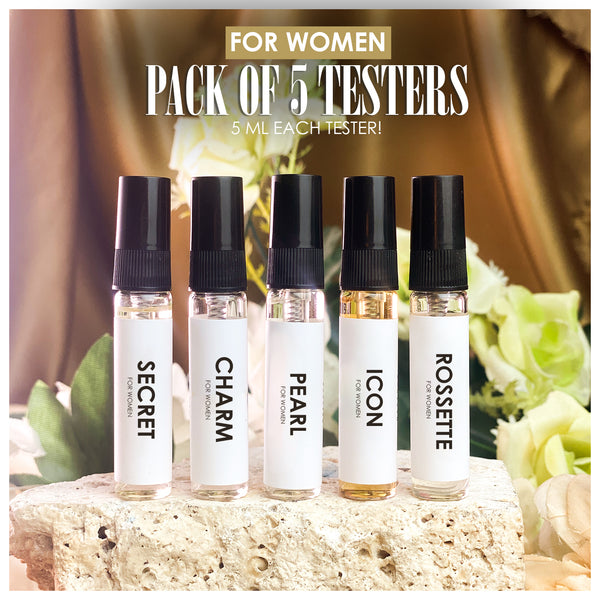 Sample Pack - For Women Tester Box Of 5 | 5 ml